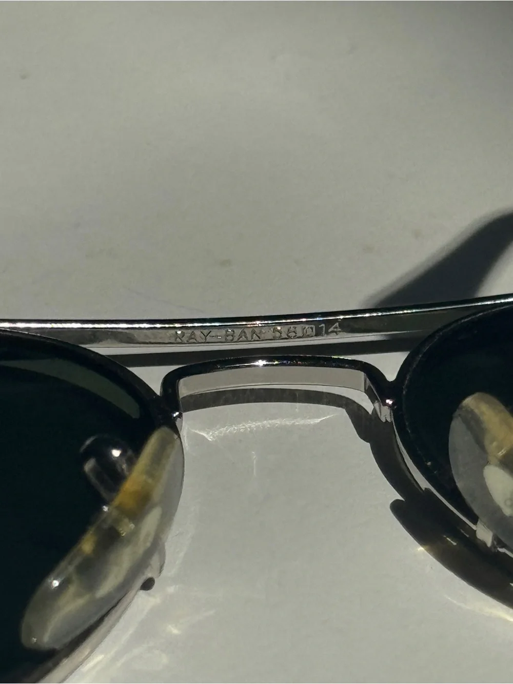 Ray-Ban Aviator Sunglasses - Silver Frame with Gray Metallic Lenses